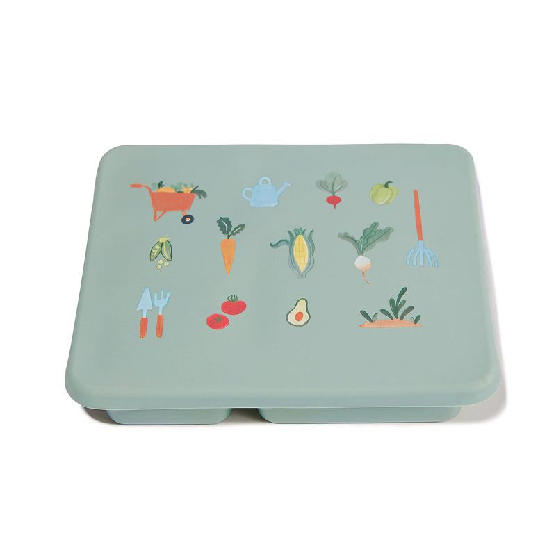 Austin Baby Co Leak-proof Silicone Bento Box for Toddlers and Kids- Durable & Eco-Friendly five compartment Lunch Box, 4 of 9