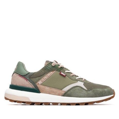 XTI Men's Casual Comfort Sneakers 145717 Dark Green 9