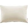 Modway Enhance 24" Lumbar Performance Velvet Throw Pillow – Rectangular Accent Pillow with Soft Velvet Cover for Sofa, Bed, or Chair - 2 of 4