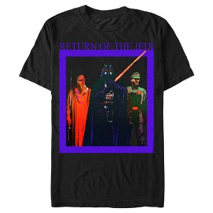 Men's Star Wars: Return of the Jedi Retro Villains Poster T-Shirt - 1 of 4