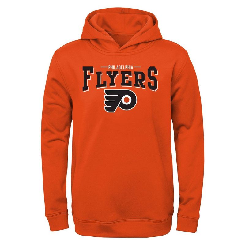 NHL Philadelphia Flyers Boys&#39; Poly Core Hooded Sweatshirt, 1 of 2