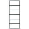 VidaXL Sliding Door ESG Glass and Aluminum 29.9"x80.7" Black - 3 of 4