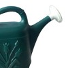 Union Products 63065 Indoor Outdoor 2 Gallon Plastic Plant Watering Can w/ Tulip Design and 2 Handles for Garden, Potted Plants, and Patio Pots, Green - 4 of 4
