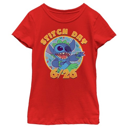 Girl's Lilo & Stitch 626 Anniversary Day T-Shirt - image 1 of 4