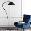Lumi Arc Floor Lamp - LIT4467 - Black - Safavieh - 3 of 4