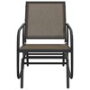 vidaXL Garden Glider Chair Brown 24 in.x29.9 in.x34.3 in. Textilene&Steel - 3 of 4