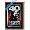 Trends International Star Wars: Return of the Jedi - 40th Vader Logo Framed Wall Poster Prints - 3 of 4