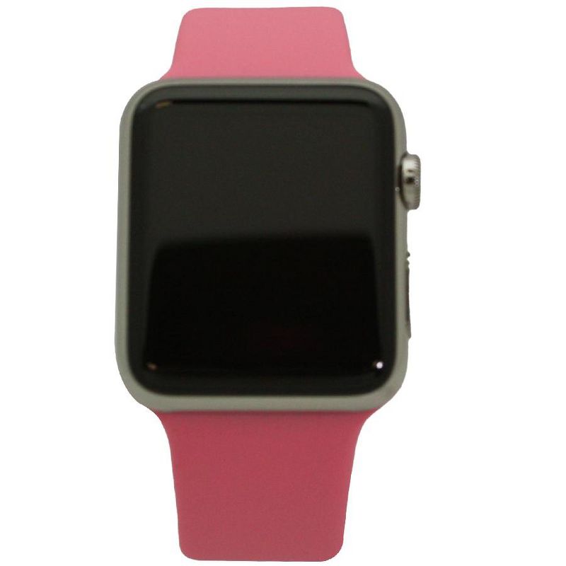 Olivia Pratt Solid Silicone Apple Watch Band Medium to Large Size Wrist M/L only.  Made for 6.5 to 8.5 inch Wrists., 1 of 8