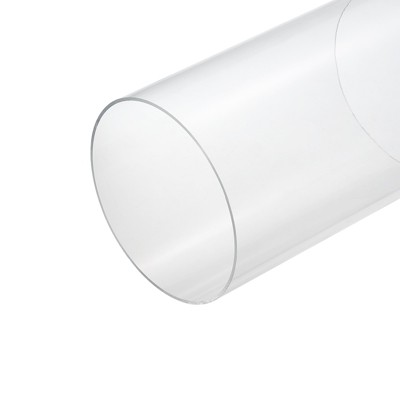 Unique Bargains Lamp and Lantern Water Cooling System Acrylic Rigid Round Pipe Clear 10"