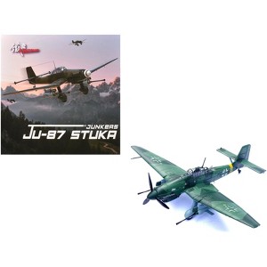 Junkers Ju 87G2 Stuka Bomber Aircraft "Romania" (1944) German Luftwaffe "Wing"Series 1/72 Diecast Model by Panzerkampf - 1 of 4