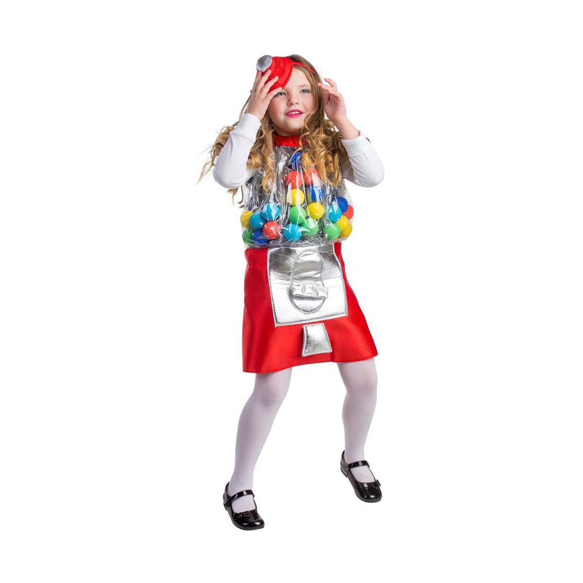 Dress Up America Gumball Machine Costume Dress for Girls - thumbnail 4