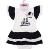 Pavilion Gift Company - Navy & White - #1 Fan Onesie Dress 0-6 Months  - Leotards and Bodysuits - 4 of 4