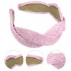 Unique Bargains Women's Fashion Straw Wide-side Headband 6.30"x2.17" 1 Pc - 3 of 4
