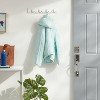 Modern Octopus 4 Hooks Rail Nickel/White - Brightroom™: Wall Mounted Decorative Hook Rack, Cast Aluminum, 18" Length - 2 of 3