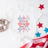 Simply Sage Market Patriotic Coquette Checkered Fruit Short Sleeve Tee - 3 of 4