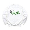 Simply Sage Market Women's Graphic Sweatshirt  Witch Hat and Stars - 2 of 4