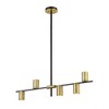 Z-Lite Calumet 5 - Light Chandelier in  Matte Black/Olde Brass - 2 of 4