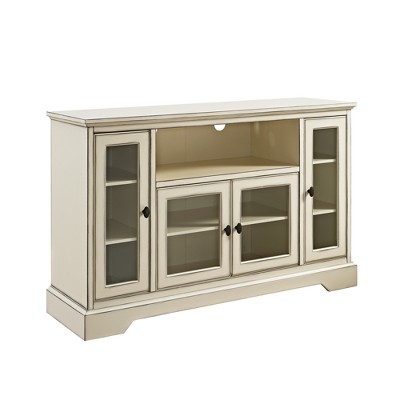 target glass tv stand