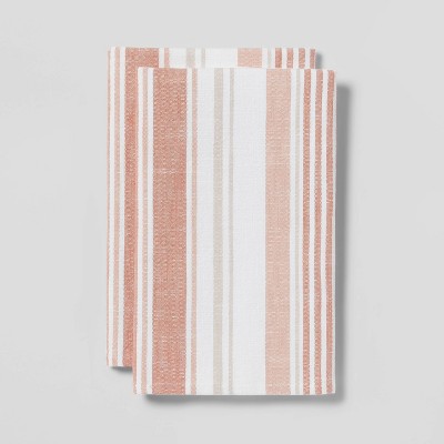 Hand Woven Striped Kitchen Towels | Ticking Stripe