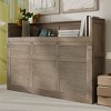 Twin XL Murphy Bed with Desk USB Ports and LED Lighting for Guest Rooms or Small Spaces-3irtyhousy - 3 of 4