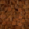 Olivia & May 16"x47" Mango Wood Geometric Handmade 3D Cube Inspired Panel Wall Decor Brown: Modern Style, Dry Clean Only - 4 of 4