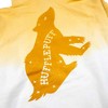 Harry Potter Hufflepuff Embroidered Adult Juniors Gold Ombre Pullover Hoodie - 4 of 4