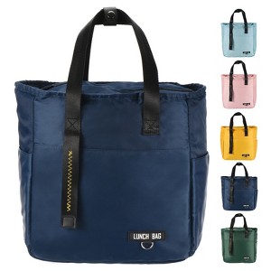 Unique Bargains Insulated Leakproof Thermal Zipper Portable Lunch Bag - 1 of 4