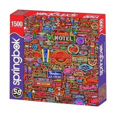 Springbok Nifty Neon Jigsaw Puzzle - 1500pc : Target