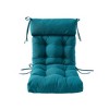 ARTPLAN All Weather Chair Outdoor Cushions of Adirondack Chair with High Back Wicker Tufted Pillow for Outdoor Furniture - 4 of 4
