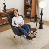 Accent Chairs Living Room,Accent Chairs With Arms,High Backrest And Pillows,Rocking Chair For Nursery,Rocking Chair Glider-Maison Boucle‎ - 2 of 4