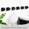 WOWOW Stainless Steel Single J-Hook Robe/Towel Hook - 3 of 4