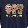 Boys' - LOL Surprise! - You Glow Girl Graphic Long Sleeve Fleece Sweatshirt - 2 of 4