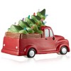 Casafield Hand Painted Ceramic Decor, Pre-Lit Nostalgic Vintage Christmas Tabletop Decor - 2 of 4