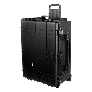 Eylar® SA00007 XXL Waterproof and Shockproof Gear Hard Transport Roller Case with Foam Insert, Black - 1 of 4