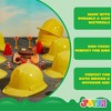 24 Pcs Toy Construction Hard Hats, Soft Plastic Yellow Kids Party Hat, Birthday Hats for Construction Party, Children Engineer,Building Dress Up Hats - 3 of 4