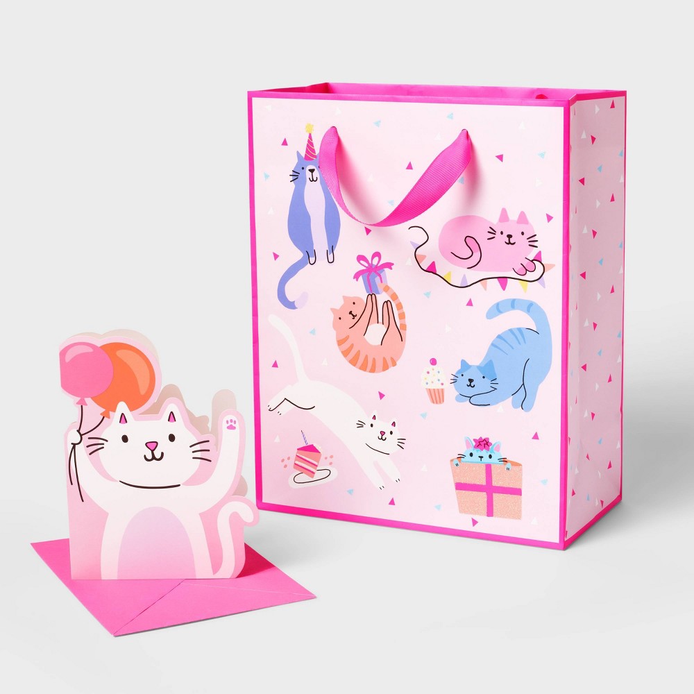 Photos - Other Souvenirs Cats Cub Bag with Card - Spritz™
