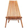 vidaXL Folding Patio Lounge Chair Solid Acacia Wood - 2 of 4