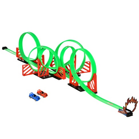 Hot wheels cheap loop track builder