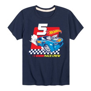 Boys' - Hot Wheels - Race Crew 5 Years Short Sleeve Graphic T-Shirt - 1 of 4