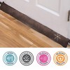 Simply Genius Cold Weather Under Door Draft Stopper, 36-Inch Door Snake Draft Stopper, for Door Bottom and Window Sill, Brown - 4 of 4