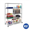 Seville Classics UltraDurable  5-Tier 60" x 24" Steel Wire Shelving Unit - 4 of 4