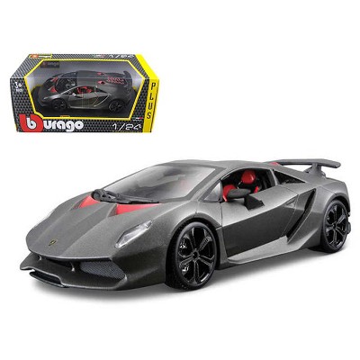 Lamborghini Sesto Elemento Matt Grey 1/24 Diecast Car Model by Bburago