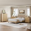 3 Dresser for Bedroom, 29" Tall Dresser, Modern Tall Drawer Dresser with Storage, Wooden Closet Dressers Chest of Drawers, White - 3 of 4