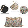 Rhinestones Clutch Purses for Women Chain Shoulder Bags Sparkly Evening Bags Handbags for Cocktail Prom Party Wedding(Multicolor) - 3 of 4