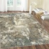 Indoor Soft Modern Abstract Area Rugs Machine Washable Low Pile Non Slip Foldable Carpet for Living Room Bedroom Easy Care Room Decor - 4 of 4