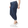 WallFlower Women's Luscious Curvy 23.5" Crop Mid-Rise Bling Insta Stretch Juniors (Available in Plus Size) - 3 of 4