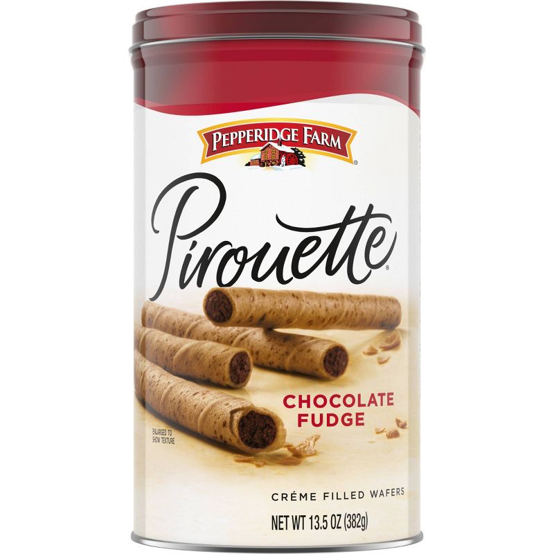 Pepperidge Farm Pirouette Cookies Chocolate Fudge Cr&#233;me Filled Wafers- 13.5oz, 5 of 11