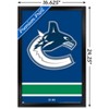 Trends International NHL Vancouver Canucks - Logo 21 Framed Wall Poster Prints - 3 of 4