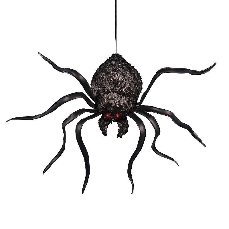 Halloween Express  27 in Hanging Shaking Spider Decoration, 1 of 3