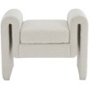 Meridian Furniture,Stylus Boucle Fabric Bench - 3 of 4
